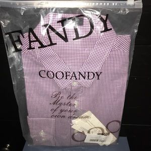 Coofandy men’s button down plaid dress shirt med.